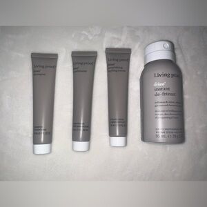Living Proof Travel Haircare Set – Shampoo, Conditioner, Styling & Dry Shampoo